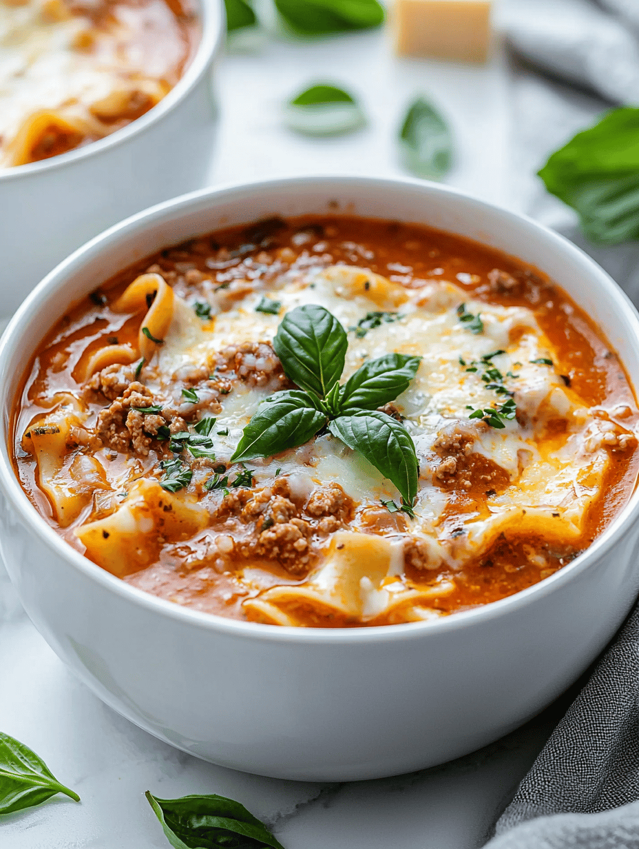 Layered Comfort: The Unexpected Charm of Lasagna Soup