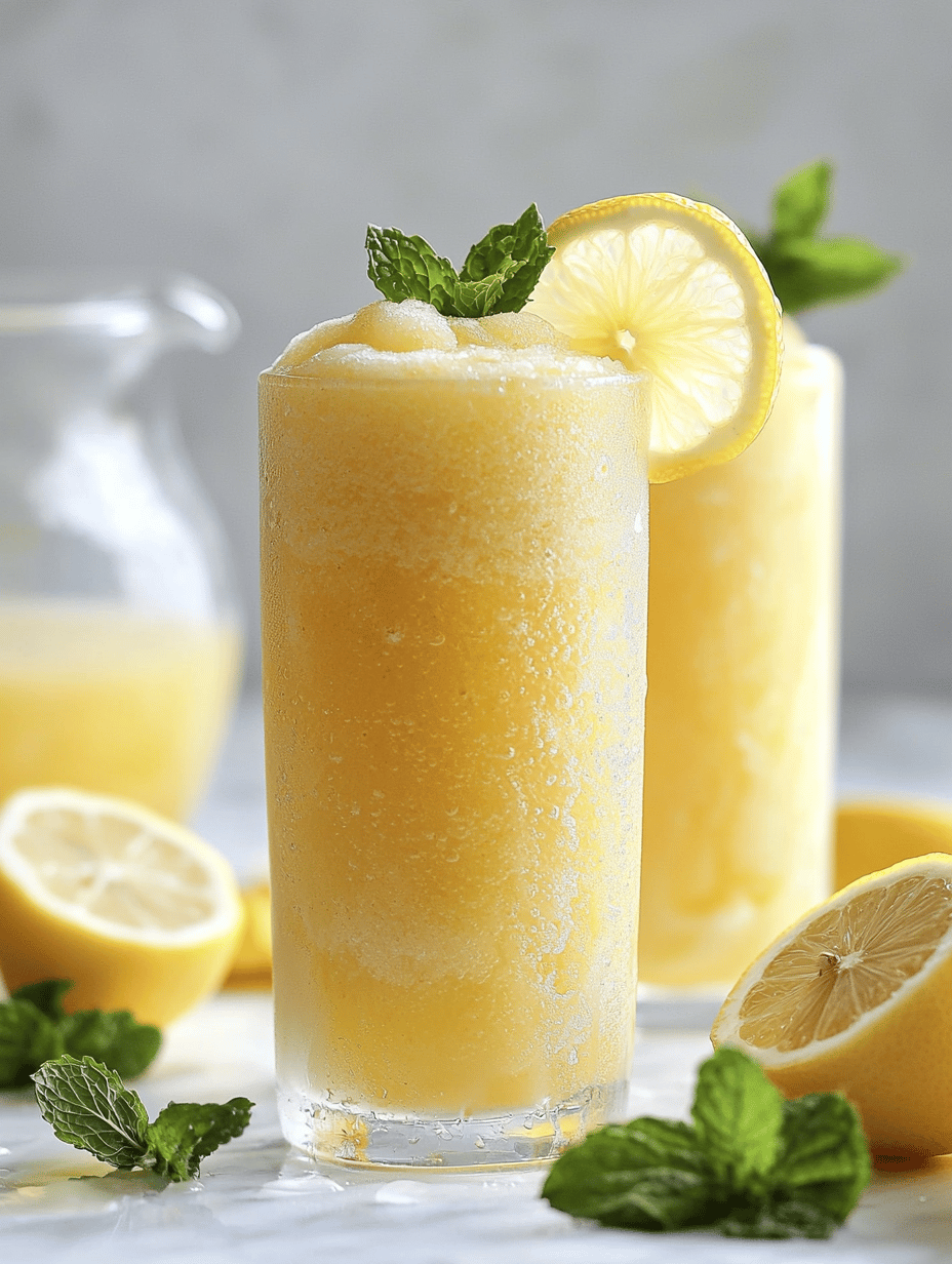 Chill Your Summer with a DIY Lemonade Slushie!