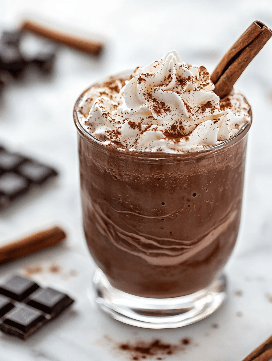 Chill Out with a Surprising Twist: The Spiced Chocolate Slushie