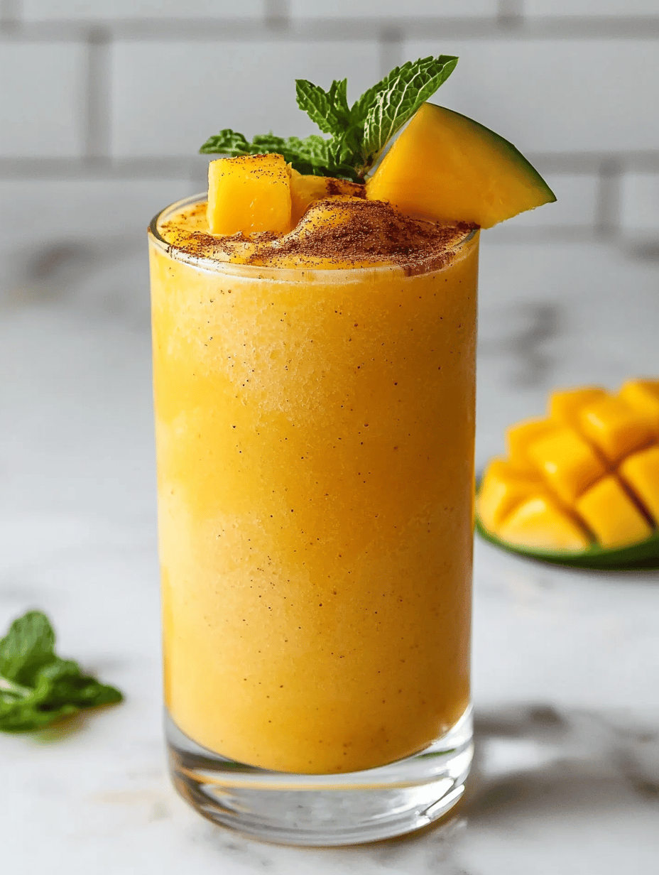 The Secret to a Perfect Mango Slushie on a Hot Day