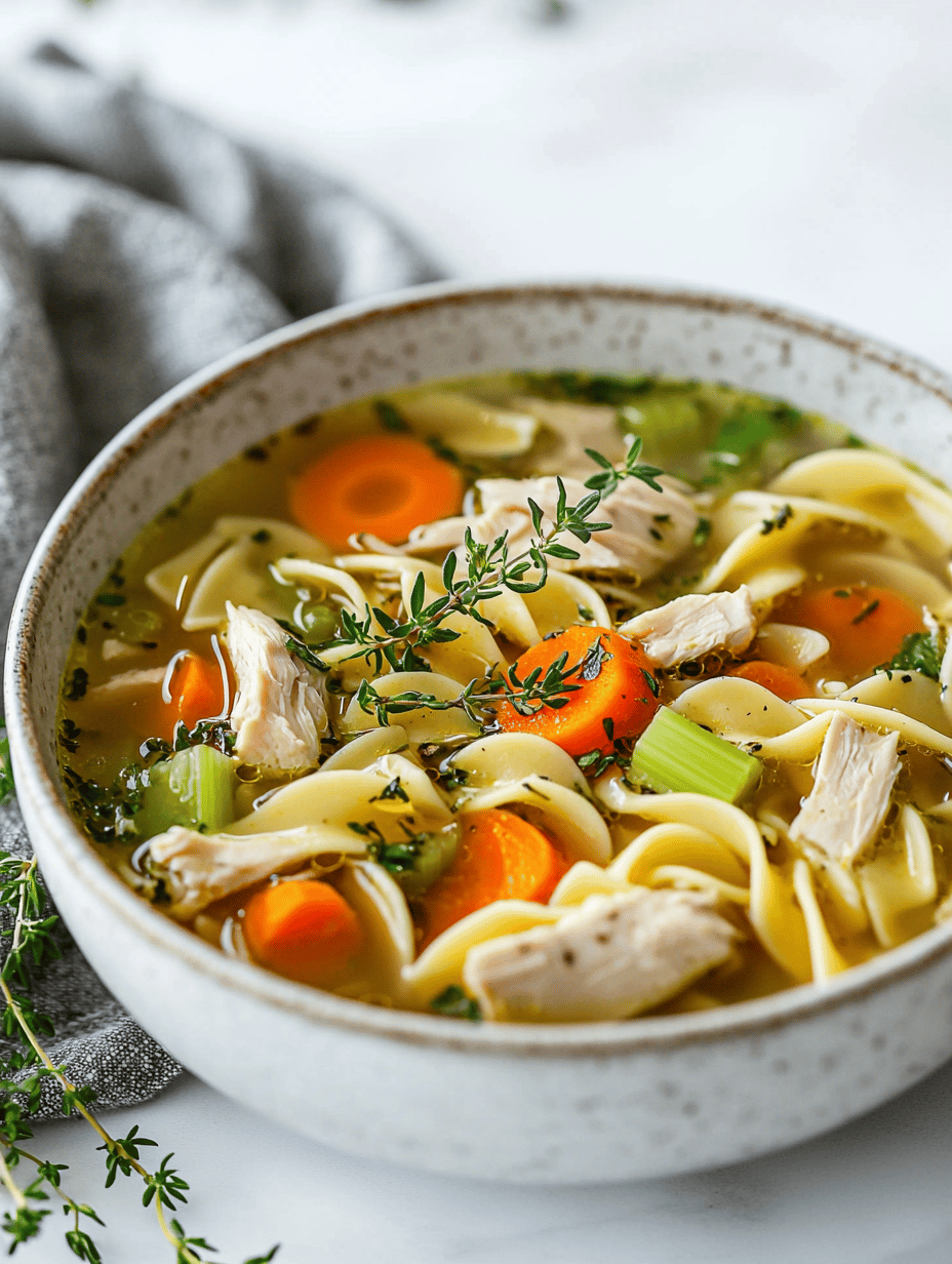 Revitalize Your Cold Days with a Cozy Chicken Noodle Soup