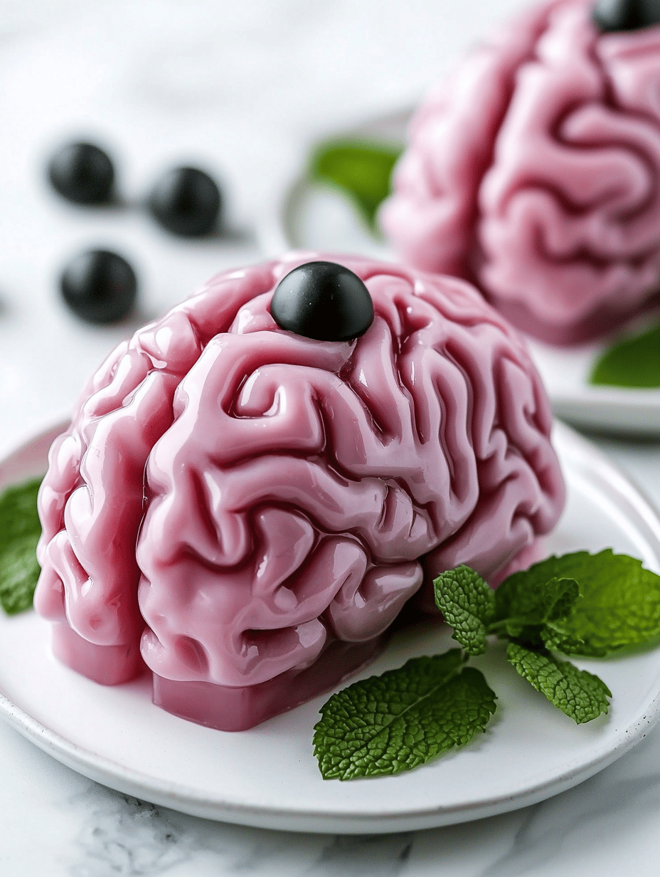 Spooky Fun: The Haunted Brain Jello Mold